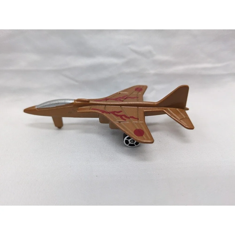 Vintage Green Military Fighter Jet Toy 3